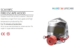 Mặt nạ phòng độc nhập khẩu FIRE ESCAPE HOOD/SCA119FC