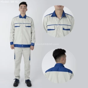 Quần áo bảo hộ túi hộp Phối màu SB02