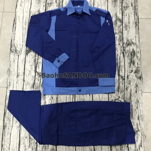 Quần áo bảo hộ túi hộp Phối màu SB05 Vải Kaki Việt Nam