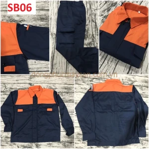 Quần áo bảo hộ túi hộp Phối màu SB06