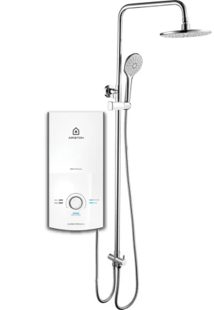 Máy nước nóng trực tiếp Ariston Aures Premium 4.5P - Kèm sen cây