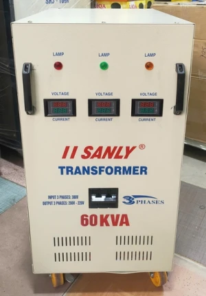 BÁN MÁY BIẾN ÁP 3 PHA 60KVA 380V 220V 220V GIÁ RẺ