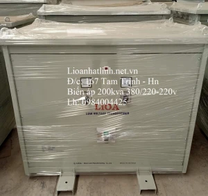 BIẾN ÁP LIOA 200KVA 3 PHA LOẠI TỰ NGẪU VÀ LOẠI CÁCH LY