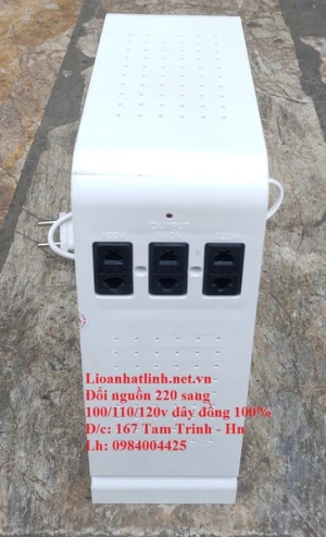 BỘ ĐỔI NGUỒN 220V SANG 100V - 110V - 120V LIOA 1000VA - 1000W DÂY ĐỒNG 100%