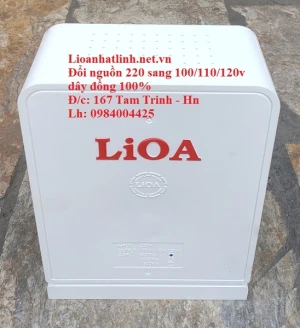 BỘ ĐỔI NGUỒN 220V SANG 100V - 110V - 120V LIOA 1500VA - 1500W DÂY ĐỒNG 100%