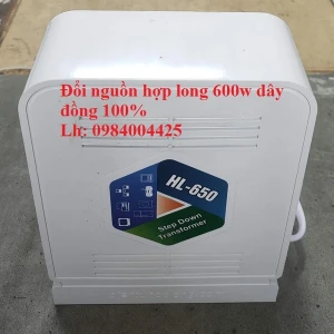 ĐỔI NGUỒN 220V SANG 100V 600W - 650VA HỢP LONG GIÁ RẺ