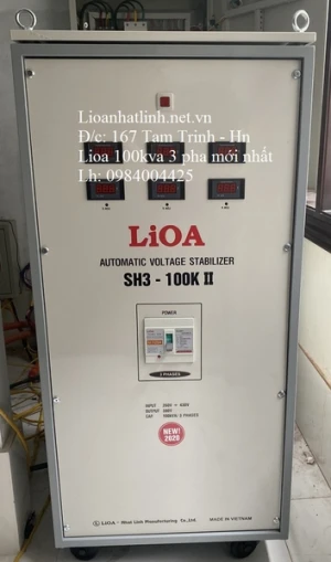 GIÁ LIOA 100KVA MODEL SH3 - 100K II ĐỜI MỚI NHẤT HIỆN NAY
