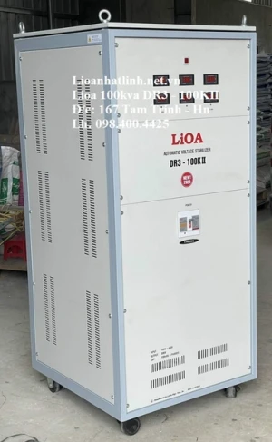 GIÁ ỔN ÁP LIOA 100KVA - 100KW 3 PHA DẢI 160V - 430V ĐỜI MỚI NHẤT HIỆN NAY