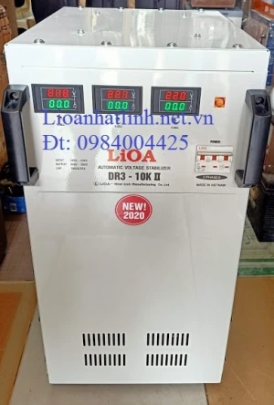 GIÁ ỔN ÁP LIOA 3 PHA 10KVA DẢI 160V - 430V ĐỜI MỚI NHẤT HIỆN NAY