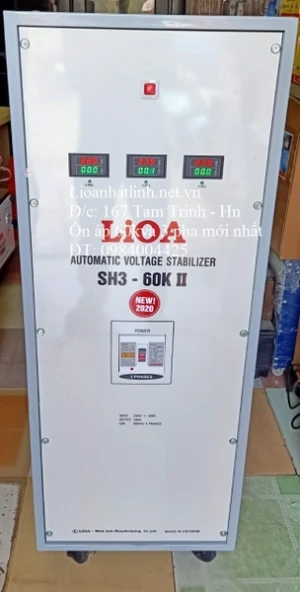 GIÁ ỔN ÁP LIOA 60KVA 3 PHA SH3 - 60K II ĐỜI MỚI NHẤT