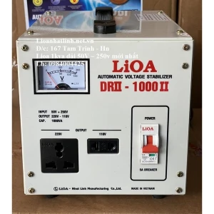 ỔN ÁP LIOA 1000VA - 1000W DẢI 50V 250V ĐỜI MỚI NHẤT