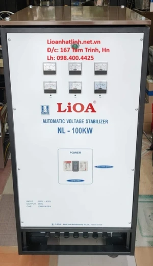 ỔN ÁP LIOA 100KVA - 100KW 3 PHA ĐỜI CŨ MODEL NL - 100KW