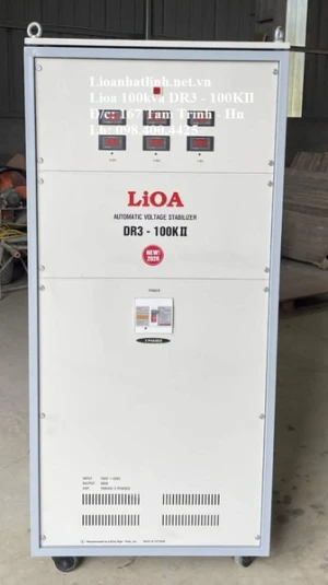 ỔN ÁP LIOA 100KVA 3 PHA DR3 - 100K II DẢI RỘNG 160V 430V