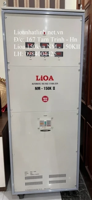 ỔN ÁP LIOA 150KVA 3 PHA NM - 150K II ĐIỆN ÁP VÀO 304 420V