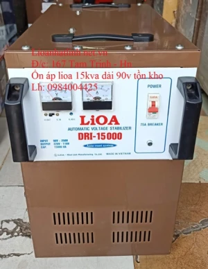 ỔN ÁP LIOA 15KVA 1 PHA DRI 15000 HÀNG TỒN KHO THẾ HỆ 1
