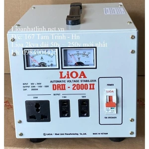 ỔN ÁP LIOA 2000VA - 2000W DẢI 50V 250V ĐỜI MỚI NHẤT