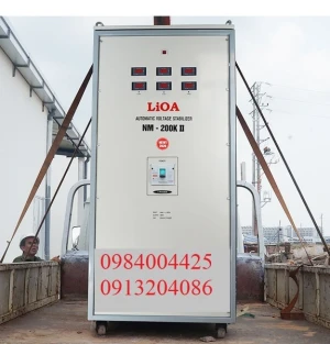 ỔN ÁP LIOA 200KVA 3 PHA MODEL NM - 200K II ĐỜI MỚI NHẤT HIỆN NAY