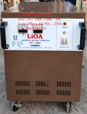 ỔN ÁP LIOA 20KVA DRII DẢI 50V - 250V HÀNG TỒN KHO THẾ HỆ 1