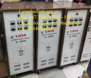 ỔN ÁP LIOA 3 PHA 20KVA - 20KW MODEL NL - 20000W 3 PHA CŨ GIÁ RẺ