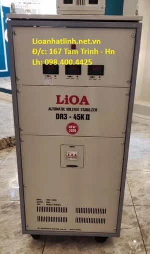 ỔN ÁP LIOA 45KVA 3 PHA DR3 - 45K II DẢI RỘNG 160V 430V