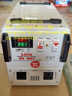ỔN ÁP LIOA 5KVA DẢI 50V 250V CÓ ĐẢO NGUỒN ĐIỆN ĐỜI MỚI NHẤT