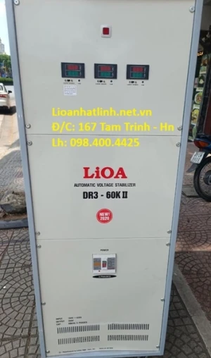 ỔN ÁP LIOA 60KVA 3 PHA DR3 - 60K II DẢI RỘNG 160V 430V