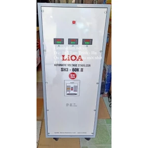 ỔN ÁP LIOA 60KVA 3 PHA SH3 - 60K II ĐỜI MỚI NHẤT 2024 - 2025 DÂY ĐỒNG 100%