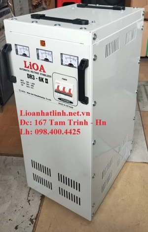 ỔN ÁP LIOA 6KVA 3 PHA DR3 - 6K II DẢI RỘNG 160V 430V