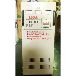 ỔN ÁP LIOA 6KVA 3 PHA SH3 - 6K II ĐỜI MỚI NHẤT
