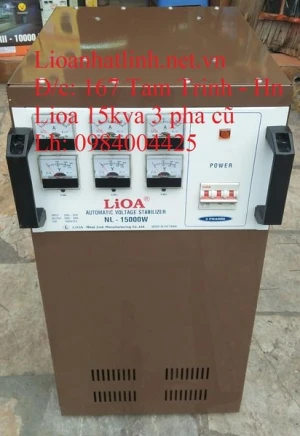 ỔN ÁP LIOA CŨ 15KVA 3 PHA