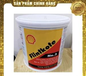 Flintkote 3 3.5L Màng chống thấm đàn hồi dạng lỏng gốc bitum