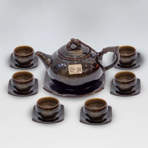 Bộ ấm chén quả hồng mật ong