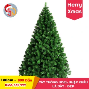 Cây thông noel 1m8 lá dày