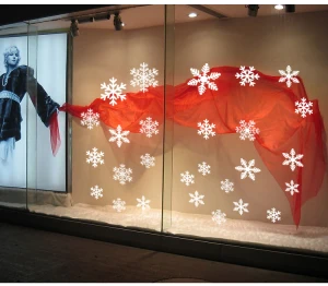 Decal Dán Tường Bông Tuyết Trắng