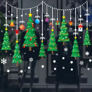 Decal Giáng Sinh Dây Treo Cây Thông Noel