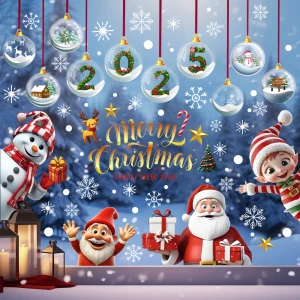 Decal Ông Già Noel Phát Qùa 2025