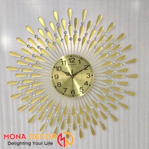 Đồng Hồ Trang Trí Giọt Nước - Vàng