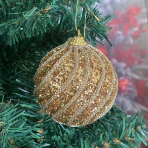 Hộp 3 Qủa Size 8 Châu Phủ Kim Tuyến Cao Cấp Mã 01