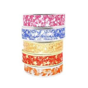 Ruy Băng Hoa Văn Trang Trí Noel