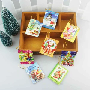 Set Thiệp Trang Trí Cây Thông Noel