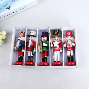 Set Tượng Lính Canh 12cm Trang Trí Giáng Sinh