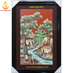 Tranh Gốm Bát Tràng