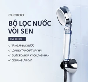 Bộ lọc nước vòi sen Cuckoo CWC-BB001C