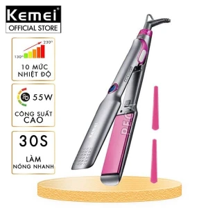 Máy duỗi tóc Kemei KM-1880 bảng nhiệt lớn 4.5 cm