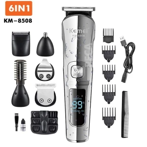 Tông đơ cắt tóc đa năng 11in1 Kemei KM-8508 không dây 2 tốc độ cắt có thể cắt tóc, cạo râu