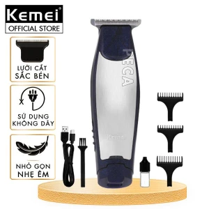 Tông đơ chấn viền sắc nét Kemei KM 5021 nhỏ gọn tiện lợi có thể cạo đầu, tạo kiểu tóc - Chính hãng