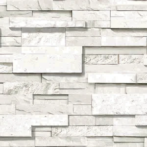 Gấy dán tường hàn quốc Avenua màu Trắng Xám Giả Gạch Ms:85050-1