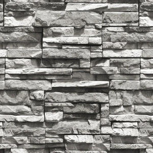 Gấy dán tường hàn quốc Avenua màu Xám Ghi Giả Gạch Ms:85015-3