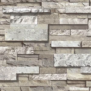 Gấy dán tường hàn quốc Avenua màu Xám Nâu Giả Gạch Ms:85050-3