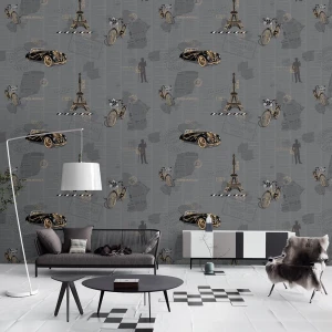 Giấy Dán Tường Hàn Quốc Quán Cafe MS: 2670-4